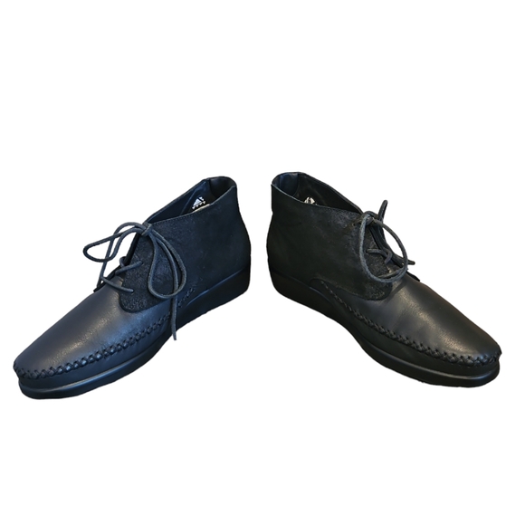 SAS Kich Lace Up Ankle Boot Leather Size 9M Women - Picture 2 of 13